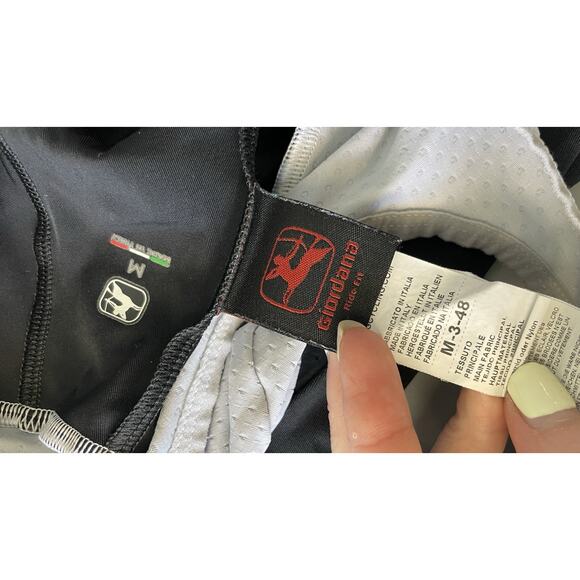 Giordana Cycling Bib Shorts Mens Size M 3-48 Padded Biking Pullover - Picture 13 of 16